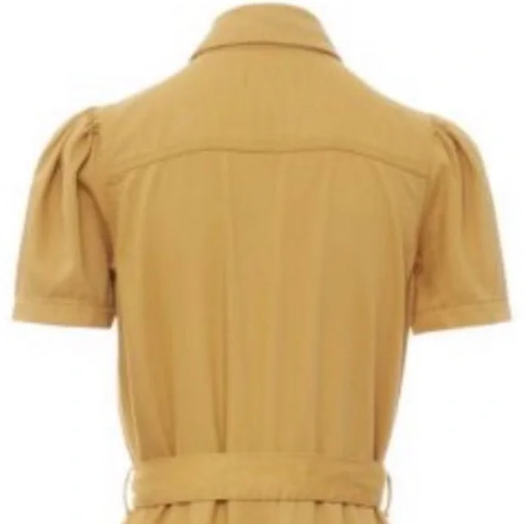 Boyish x Free People The Vincent Sm Yellow Gold Denim Utility Coveralls Jumpsuit - Picture 8 of 13